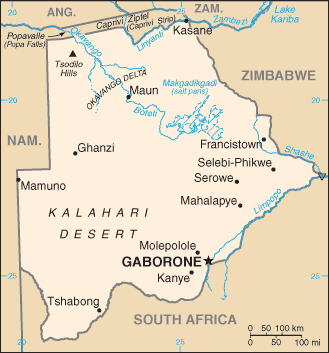 Климат Botswana