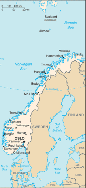 Климат Norwegen